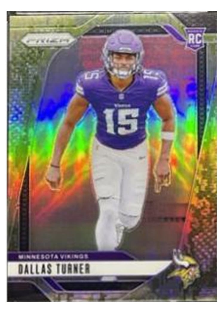 2024 Panini Prizm Base Set Dallas Turner #324 card