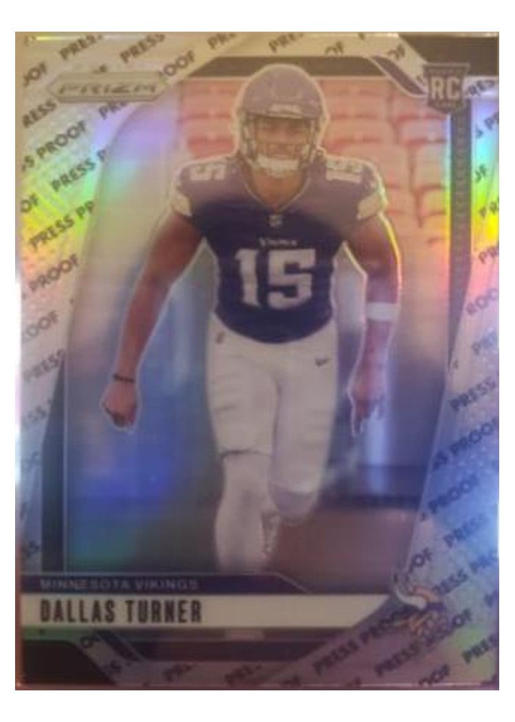 2024 Panini Prizm Base Set Dallas Turner #324 card