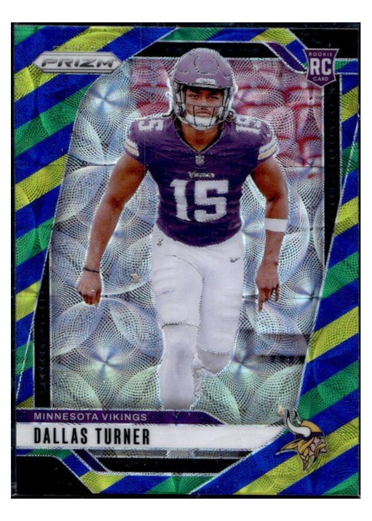 2024 Panini Prizm Base Set Dallas Turner #324 card