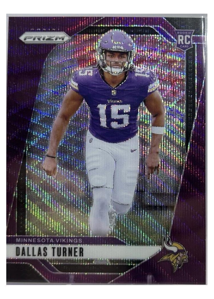 2024 Panini Prizm Base Set Dallas Turner #324 card