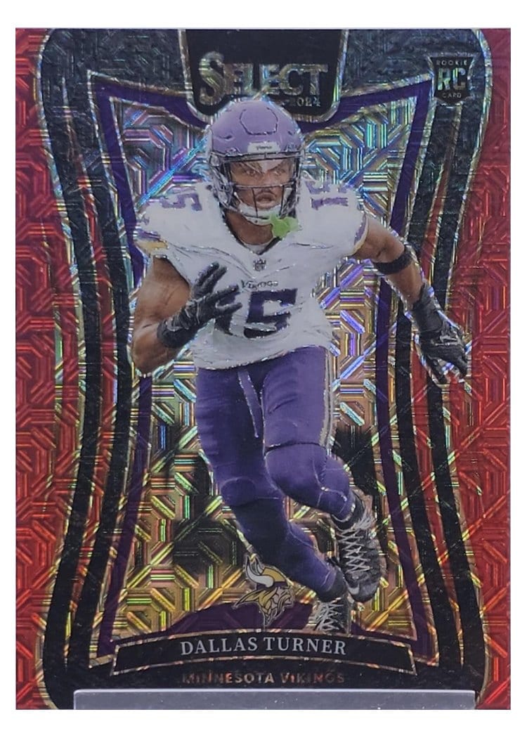 2024 Panini Select Base Set Dallas Turner Red Mojo #323 card