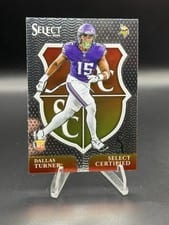 2024 Panini Select Select Certified Rookies Dallas Turner #11 card
