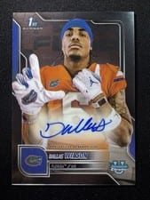 2025 Bowman University Chrome Chrome Prospect Autographs Dallas Wilson #BCA-DWI card