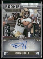 2024 Panini Contenders Optic Rookie Ticket Autographs Dallin Holker #182 card
