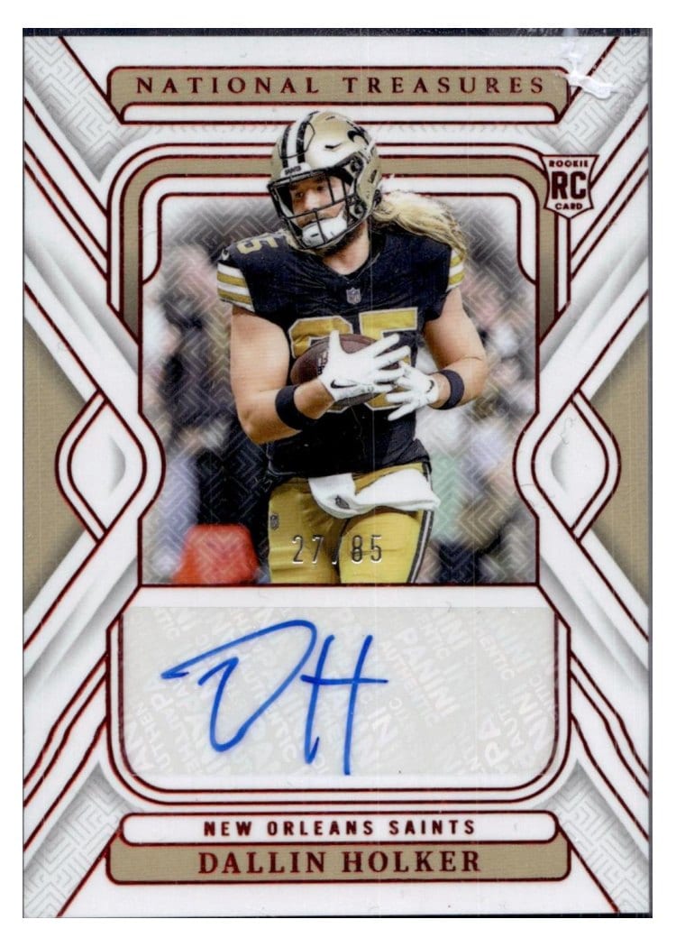 2024 Panini National Treasures Base Set Dallin Holker #135 card