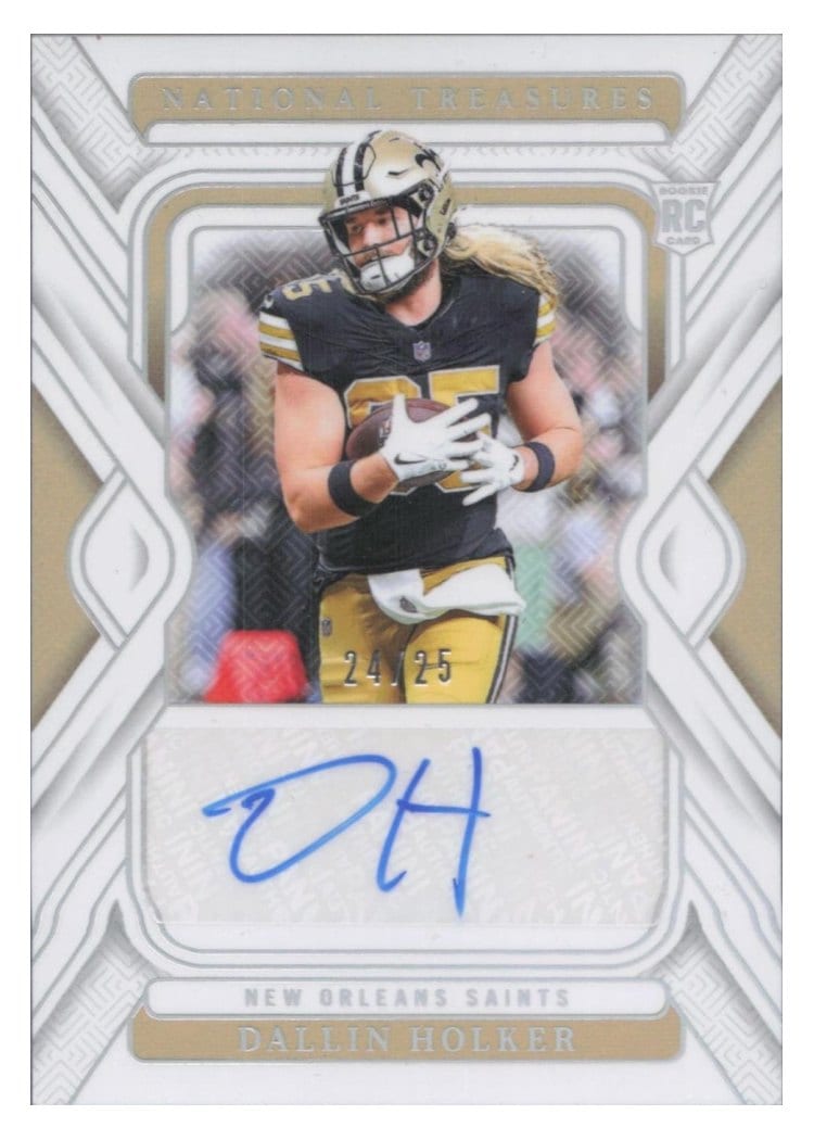2024 Panini National Treasures Base Set Dallin Holker #135 card