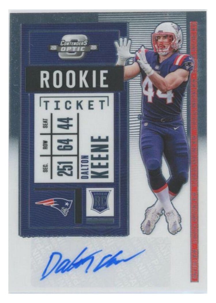 2020 Panini Contenders Optic Base Set Dalton Keene #173 card