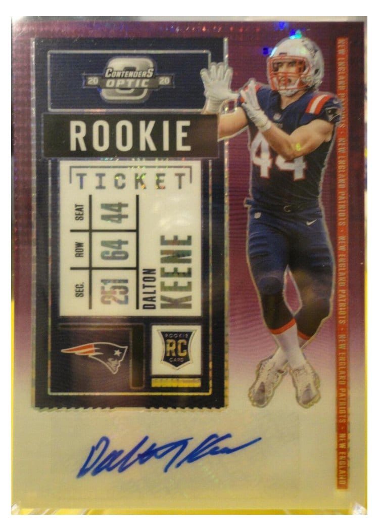 2020 Panini Contenders Optic Base Set Dalton Keene #173 card