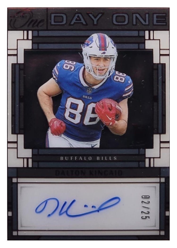 2023 Panini One Day One Autographs Dalton Kincaid #103 card