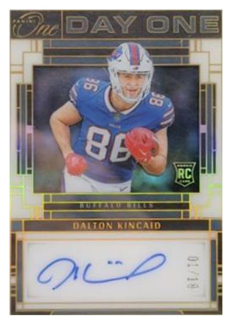 2023 Panini One Day One Autographs Dalton Kincaid #103 card