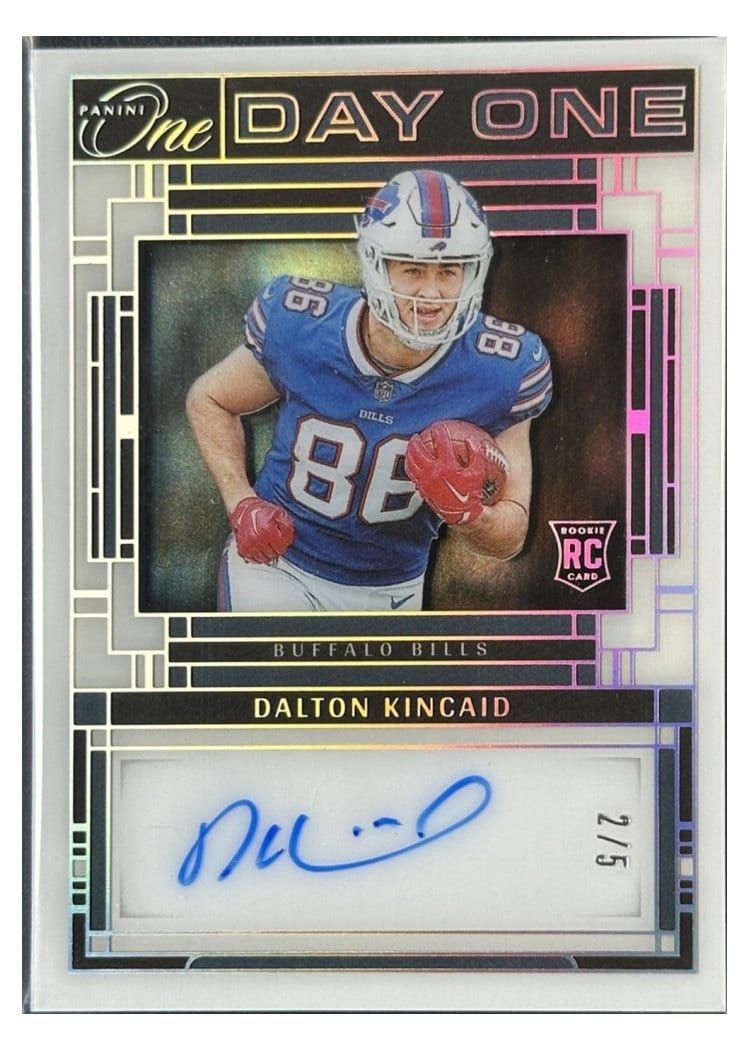 2023 Panini One Day One Autographs Dalton Kincaid #103 card