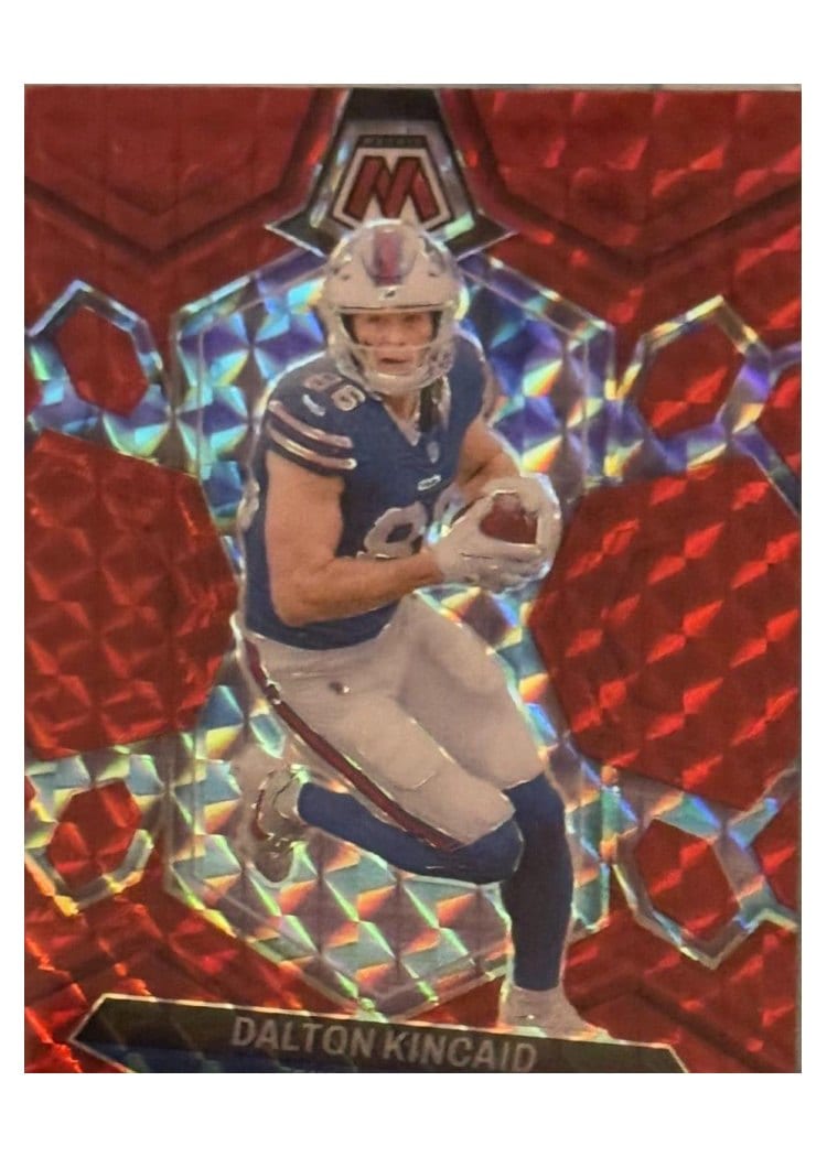 2024 Panini Mosaic Base Set Dalton Kincaid Red #25 card