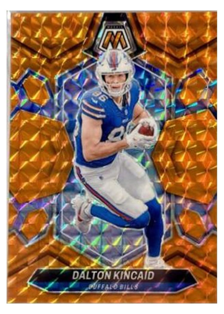 2024 Panini Mosaic Base Set Dalton Kincaid Orange #25 card