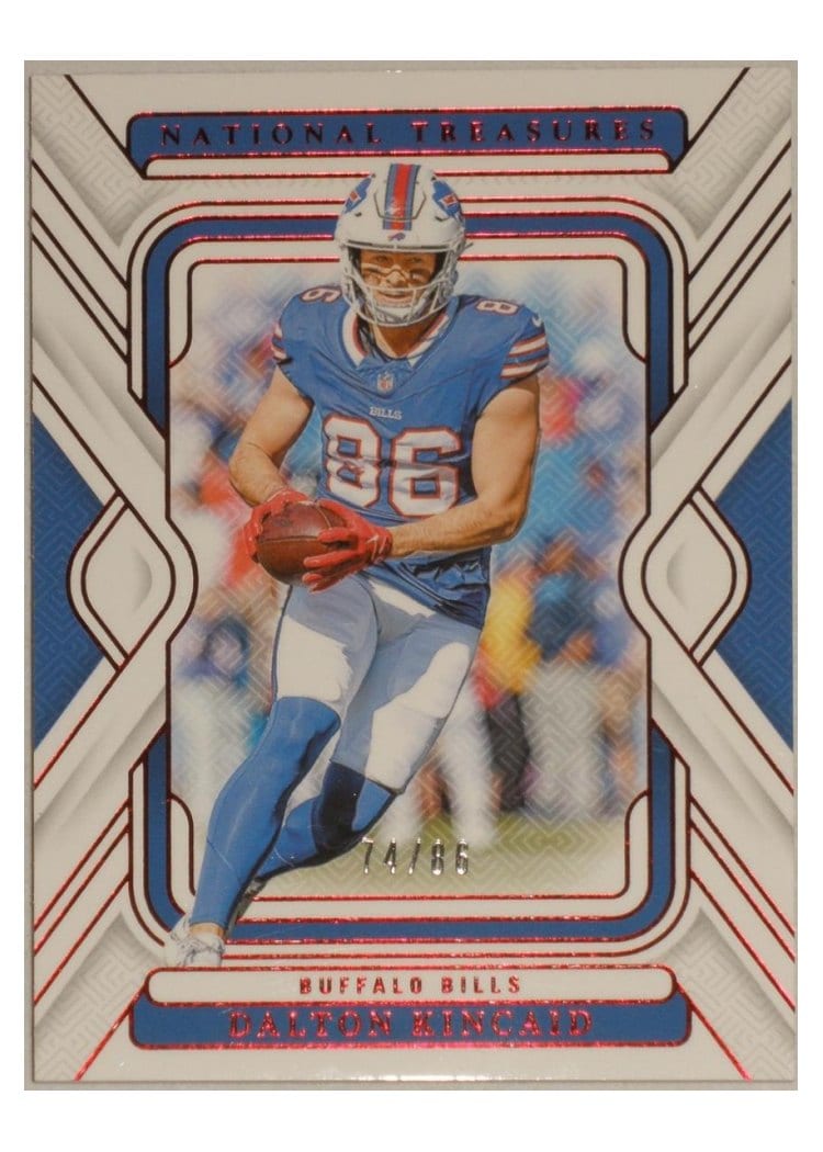 2024 Panini National Treasures Base Set Dalton Kincaid #11 card