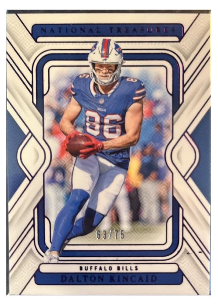2024 Panini National Treasures Base Set Dalton Kincaid #11 card