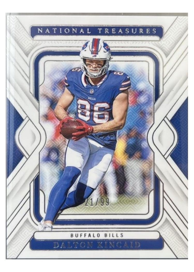 2024 Panini National Treasures Base Set Dalton Kincaid #11 card