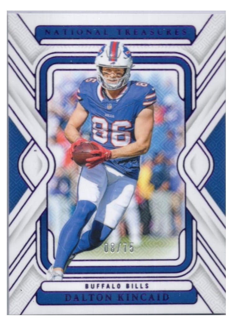 2024 Panini National Treasures Base Set Dalton Kincaid Platinum #11 card