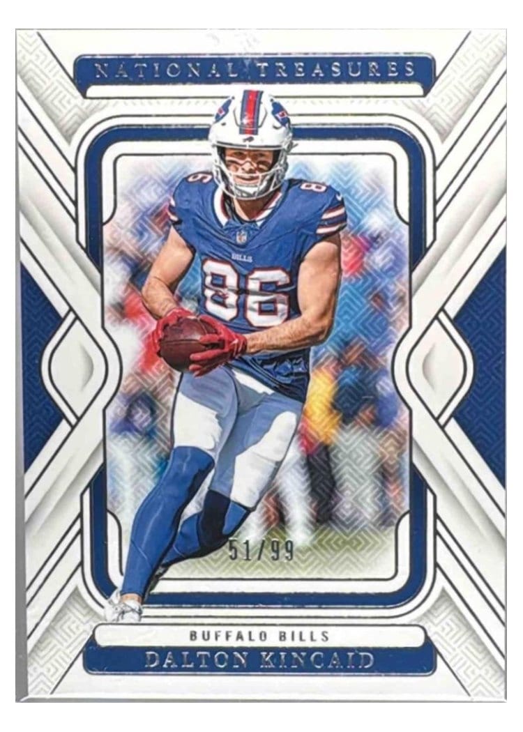 2024 Panini National Treasures Base Set Dalton Kincaid #11 card