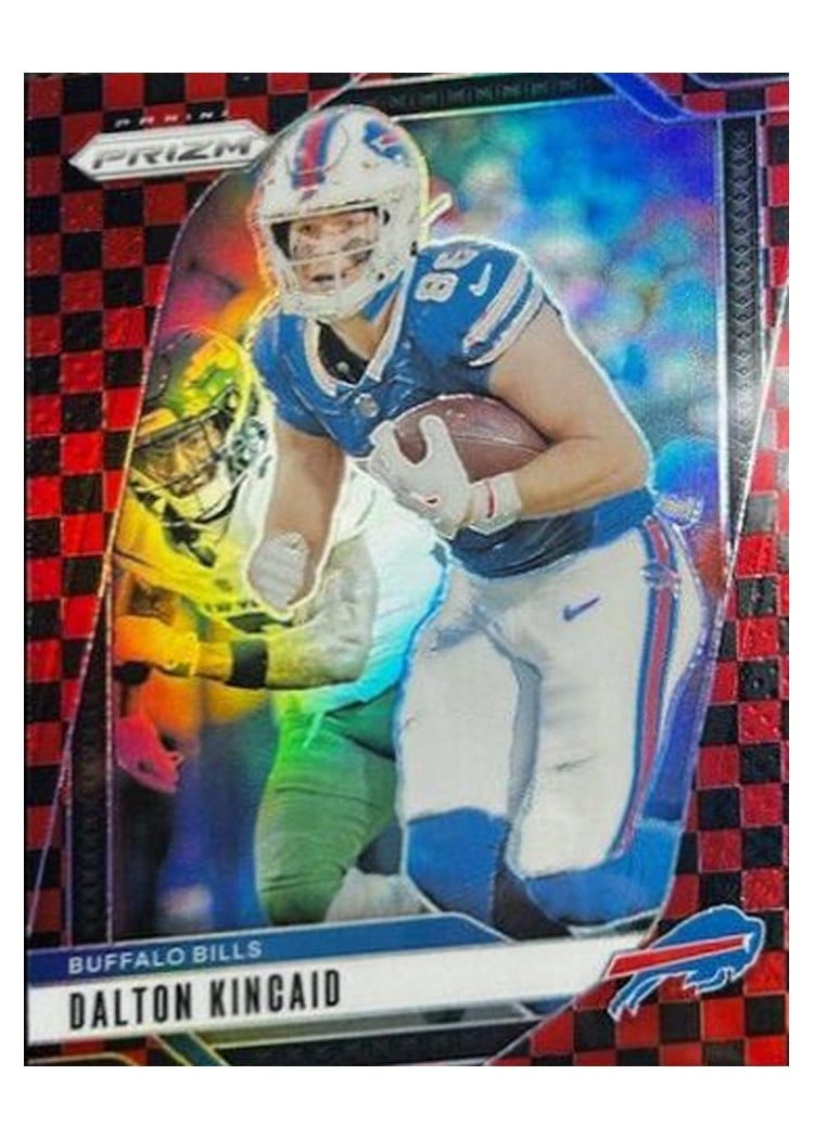 2024 Panini Prizm Base Set Dalton Kincaid Black Red Checker #30 card