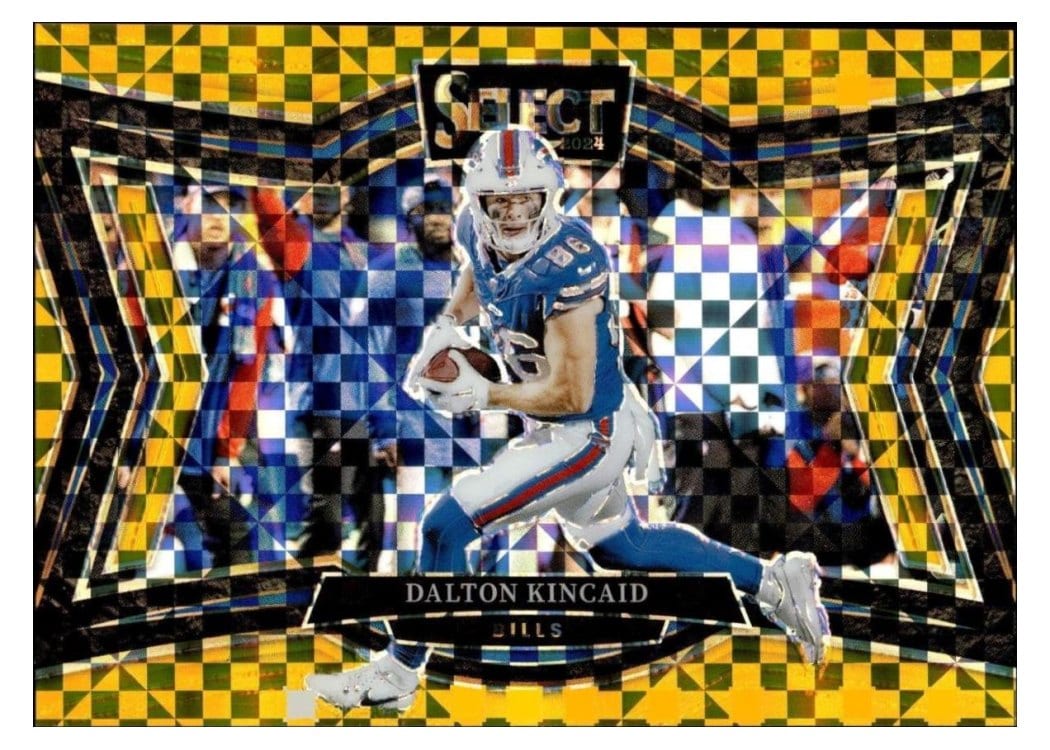 2024 Panini Select Base Set Dalton Kincaid Gold Prizm #423 card