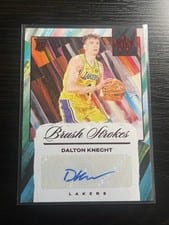 2024-25 Panini Court Kings Brush Strokes Autographs Dalton Knecht #BR-KNT card
