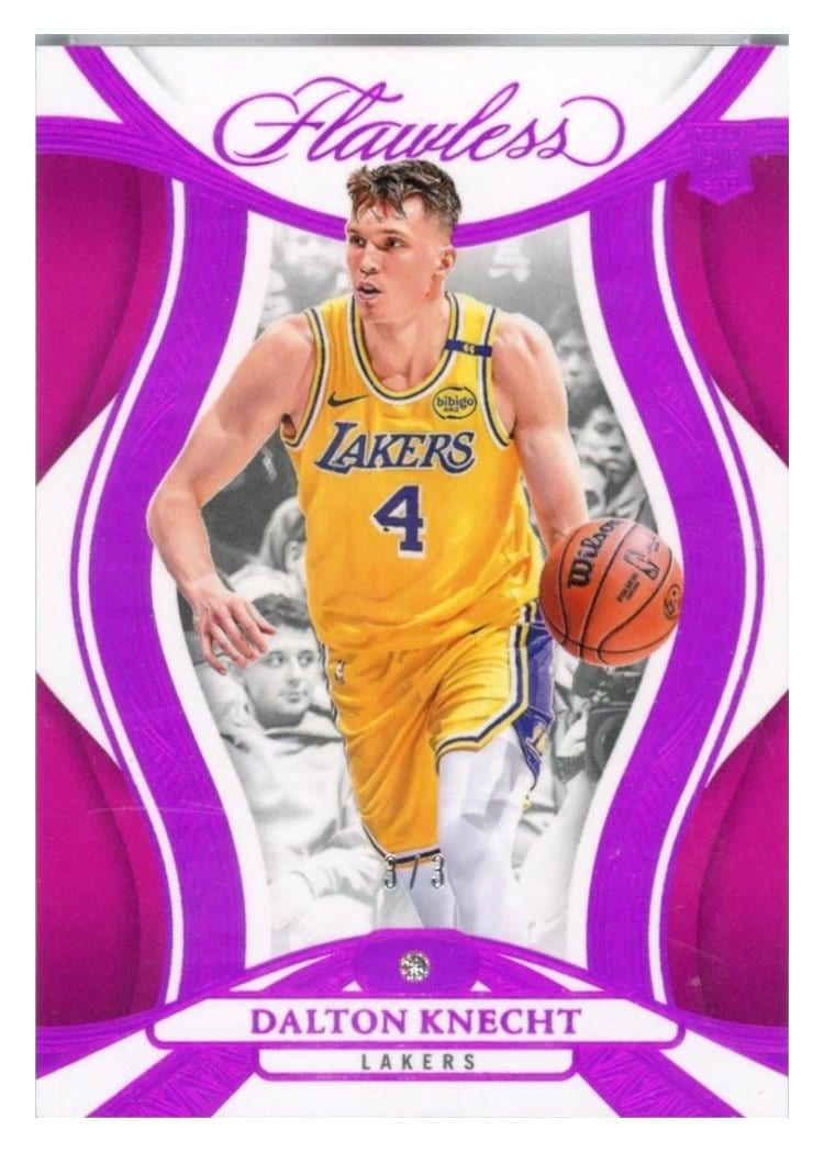 2024-25 Panini Flawless Base Gems Dalton Knecht #65 card