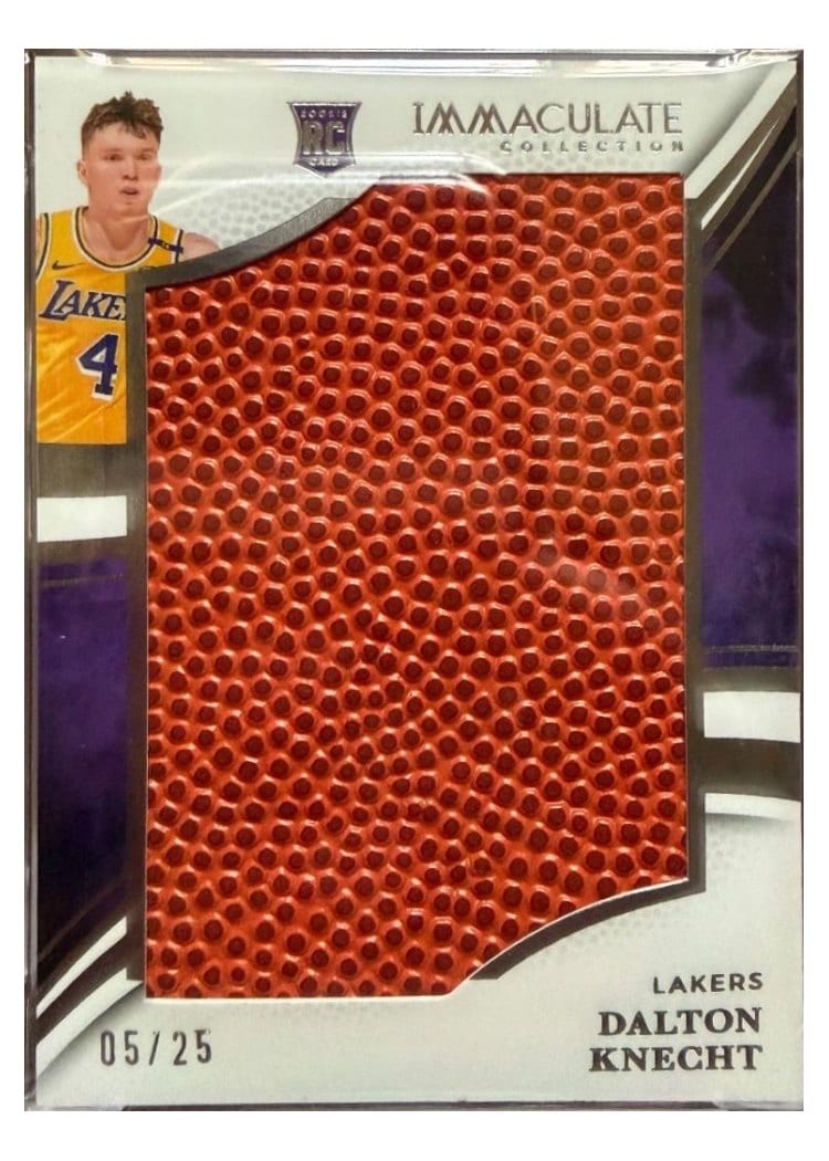 2024-25 Panini Immaculate Collection Rookie Jumbo Basketballs Set Dalton Knecht #2 card