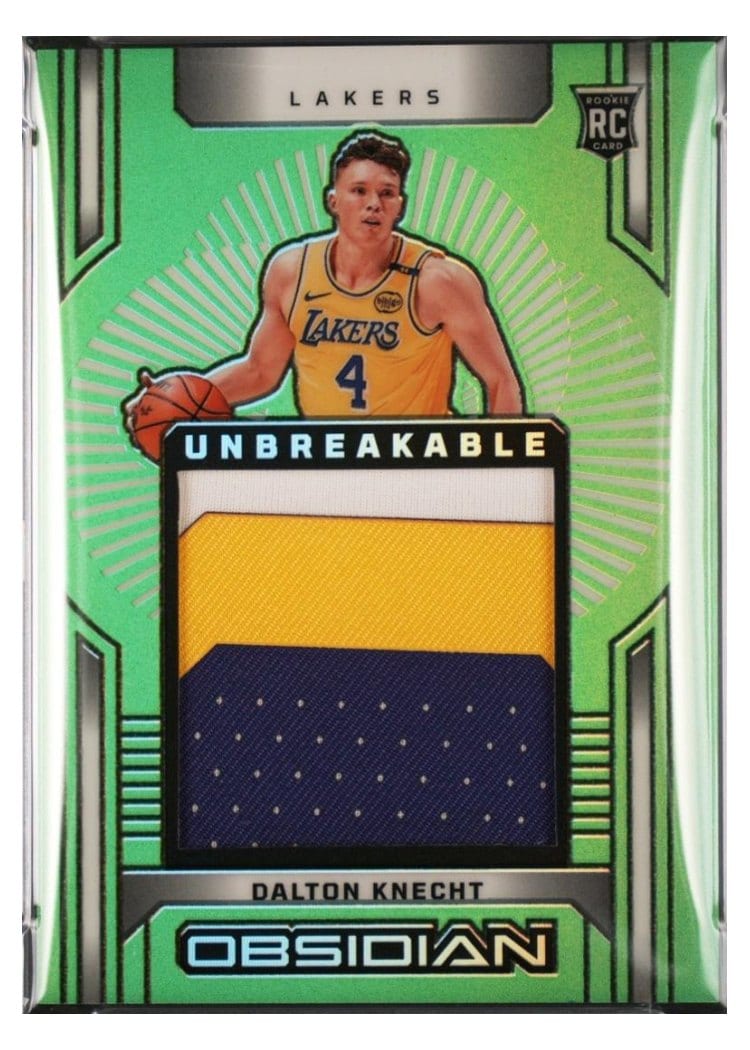 2024-25 Panini Obsidian Unbreakable Memorabilia Dalton Knecht #UM-DKL card