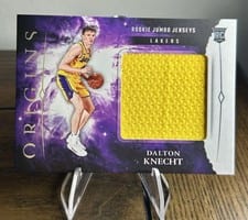 2024-25 Panini Origins Rookie Jumbo Jerseys Set Dalton Knecht #RJJ-DAL card