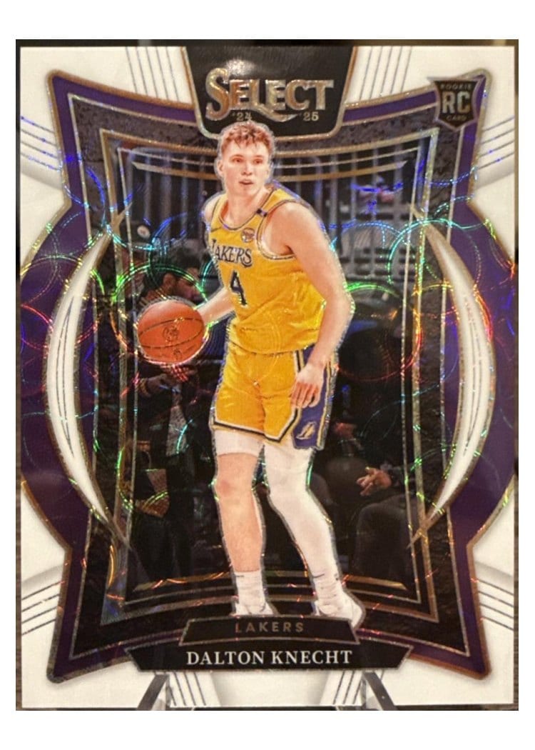 2024-25 Panini Select Base Set Dalton Knecht White Scope Prizm #91 card