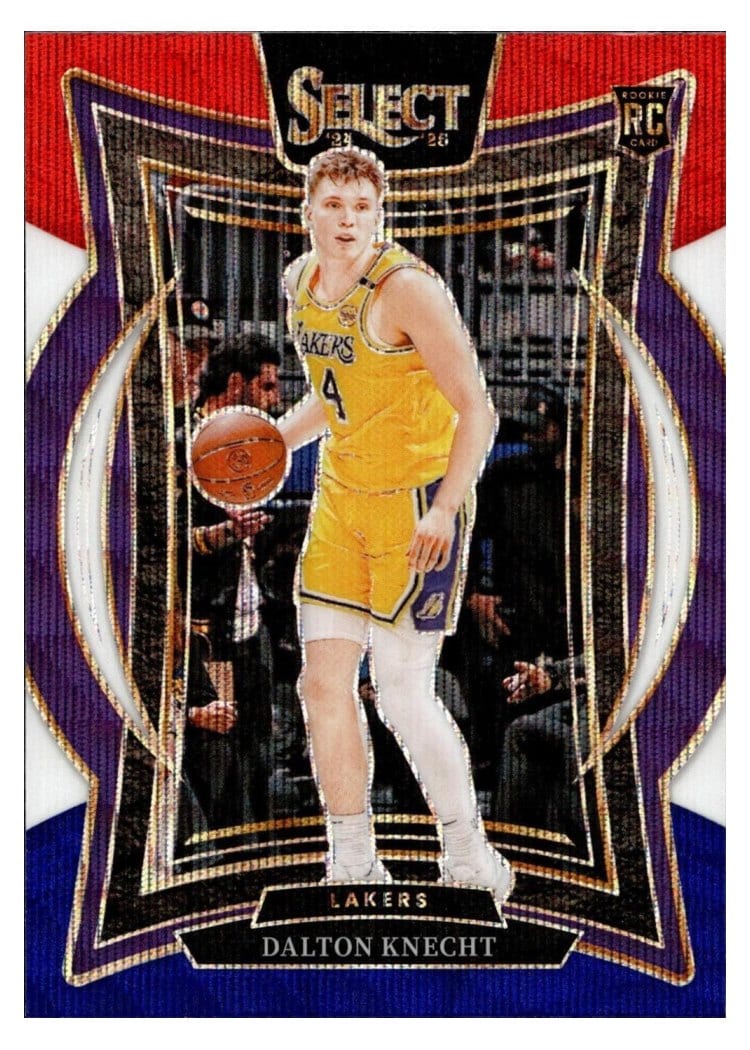 2024-25 Panini Select Base Set Dalton Knecht Tri-Color Prizm #91 card