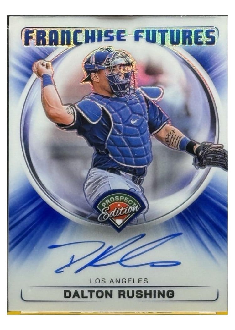 2024 Panini Prospect Edition Franchise Futures Signatures Dalton Rushing #1 card