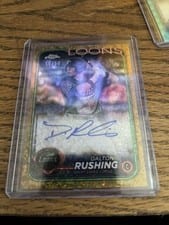 2024 Topps Pro Debut Chrome Autographs Dalton Rushing #PDC-176 card