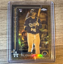2025 Topps Gilded Collection Chrome Cast in Gold Dalton Rushing #CG-14