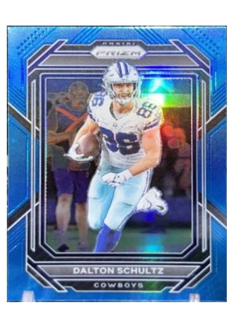 2022 Panini Prizm Base Set Dalton Schultz Blue #81 card
