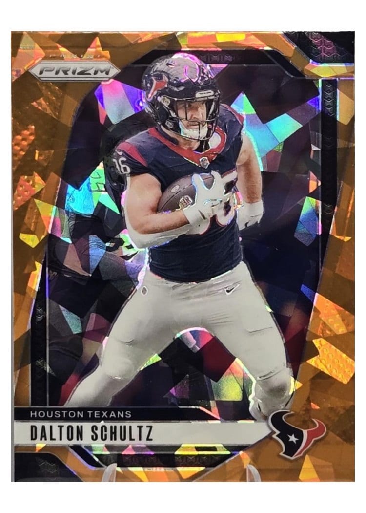 2024 Panini Prizm Base Set Dalton Schultz Orange Ice #115 card