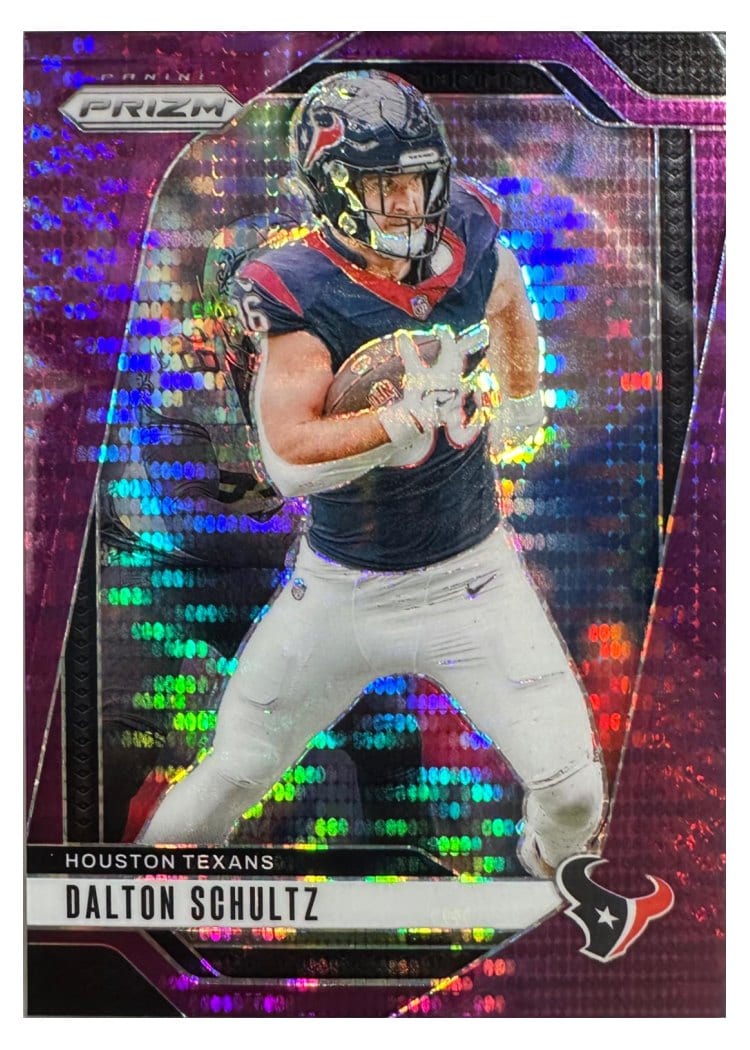 2024 Panini Prizm Base Set Dalton Schultz Purple Pulsar #115 card