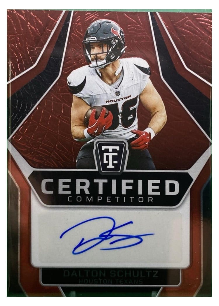 2024 Panini Totally Certified Certified Competitor Autographs Dalton Schultz #10 card