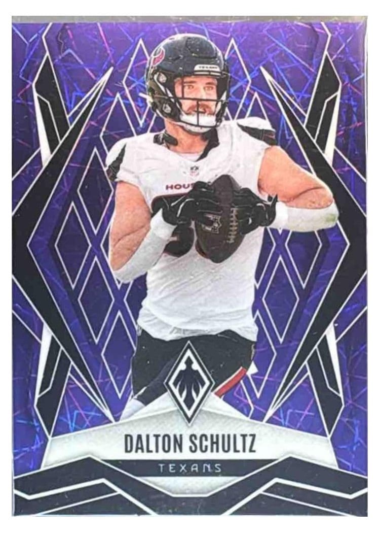 2025 Panini Phoenix Base Set Dalton Schultz Purple Lazer #23 card