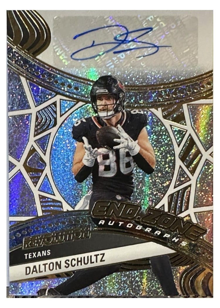 2025 Panini Revolution End Zone Autographs Dalton Schultz #16 card