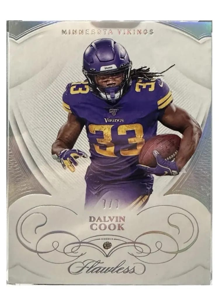 2019 Panini Flawless Base Ruby Dalvin Cook #68 card