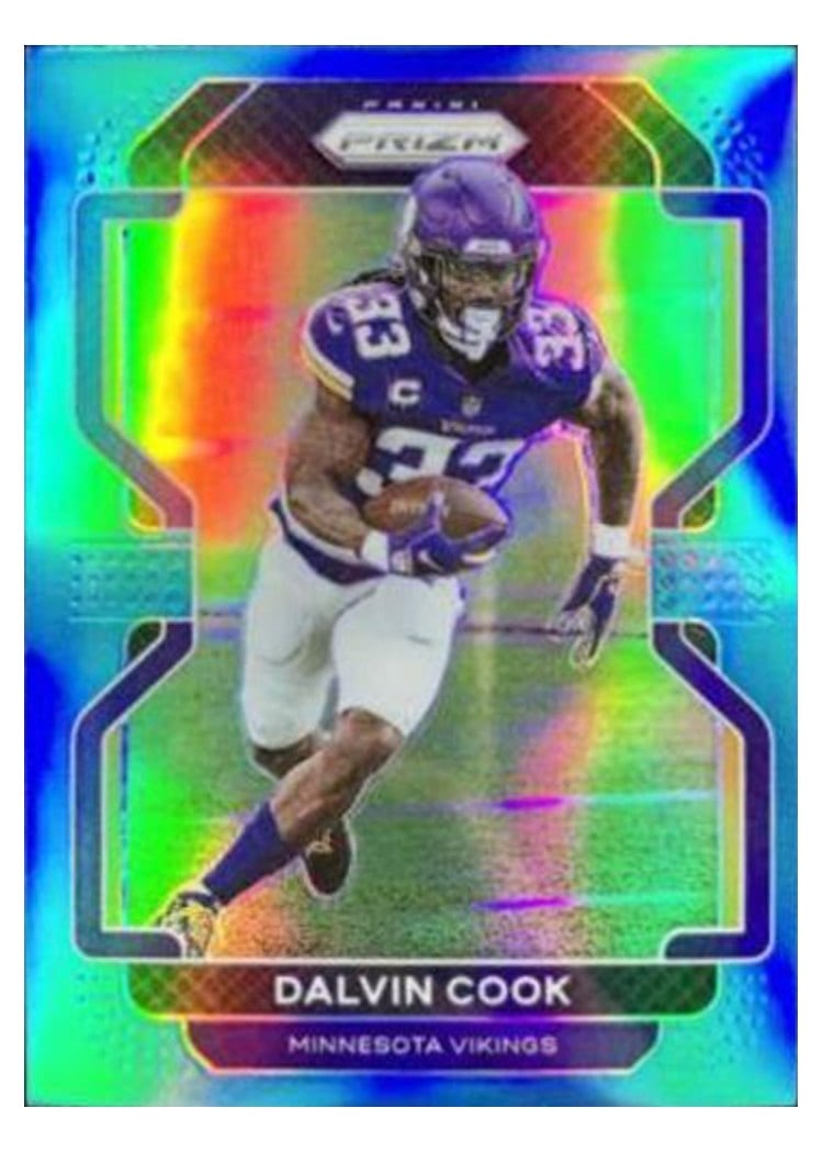 2021 Panini Prizm Base Set Dalvin Cook Light Blue Prizm #129 card