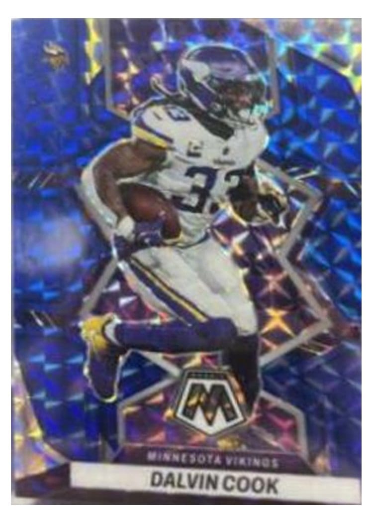 2022 Panini Mosaic Base Set Dalvin Cook Blue #128 card
