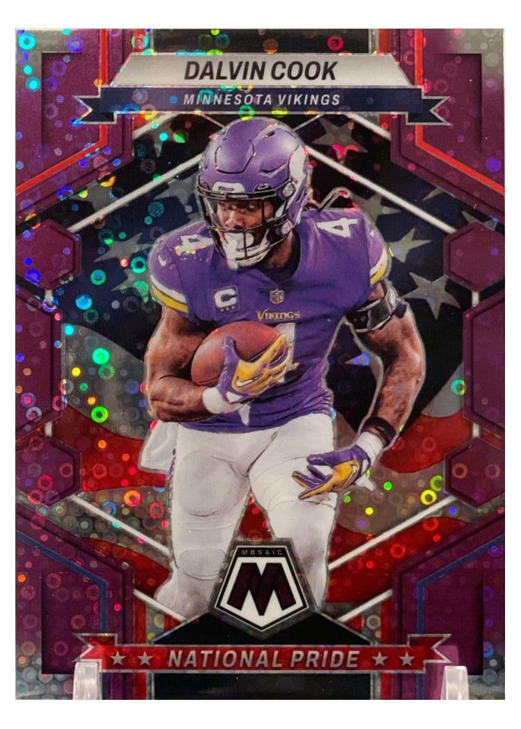 2023 Panini Mosaic Base Set Dalvin Cook No Huddle Purple #263 card