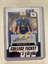 2021 Panini Contenders Draft Picks Damar Hamlin #250 card