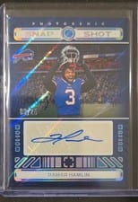 2024 Panini Photogenic Snapshots Autographs Damar Hamlin #SSA-DHA card