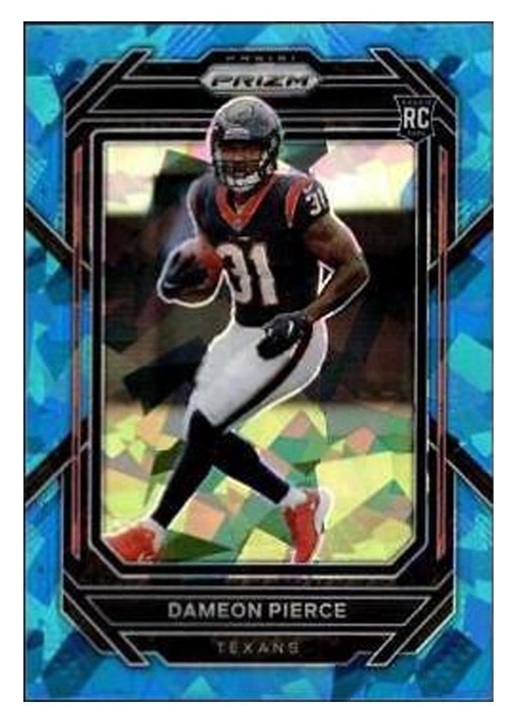 2022 Panini Prizm Base Set Dameon Pierce #322 card
