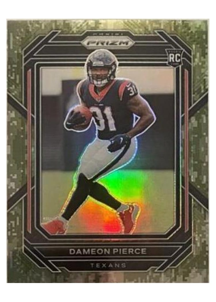 2022 Panini Prizm Base Set Dameon Pierce #322 card