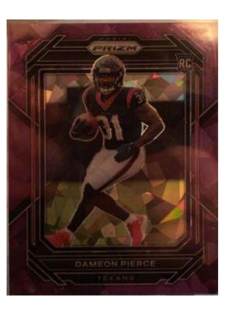 2022 Panini Prizm Base Set Dameon Pierce Purple Ice #322 card