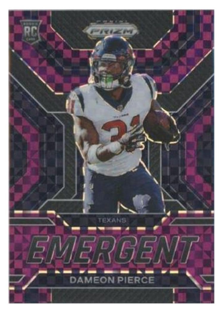 2022 Panini Prizm Base Set Dameon Pierce #322 card